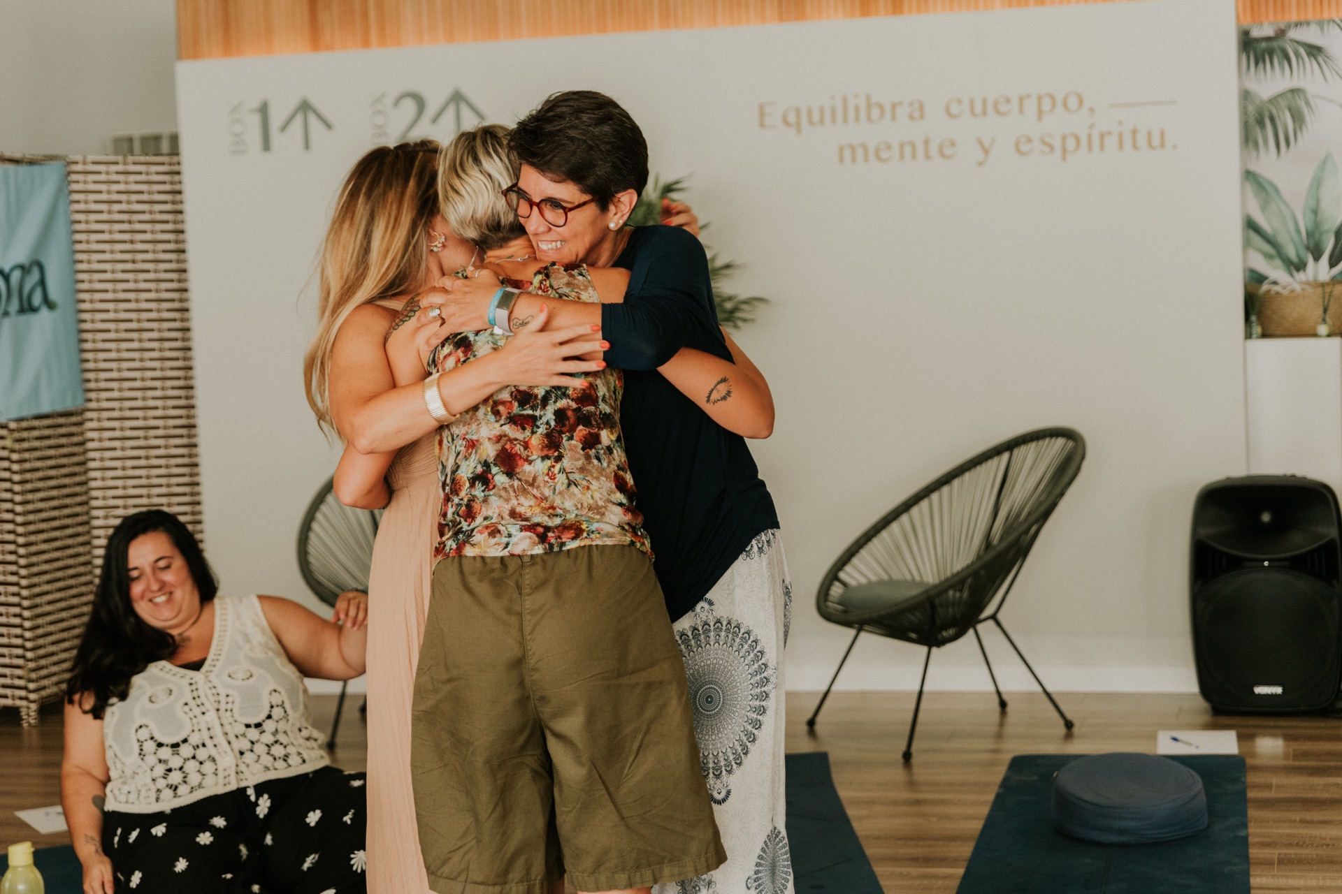 Martha en su recorrido